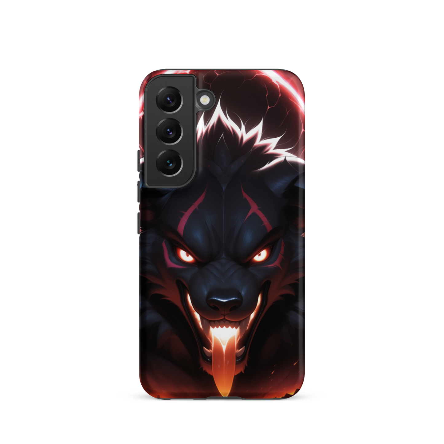 Coque Samsung® cerbère enragé - Samsung Galaxy S22 - Double Couche Rigide - SoulCase