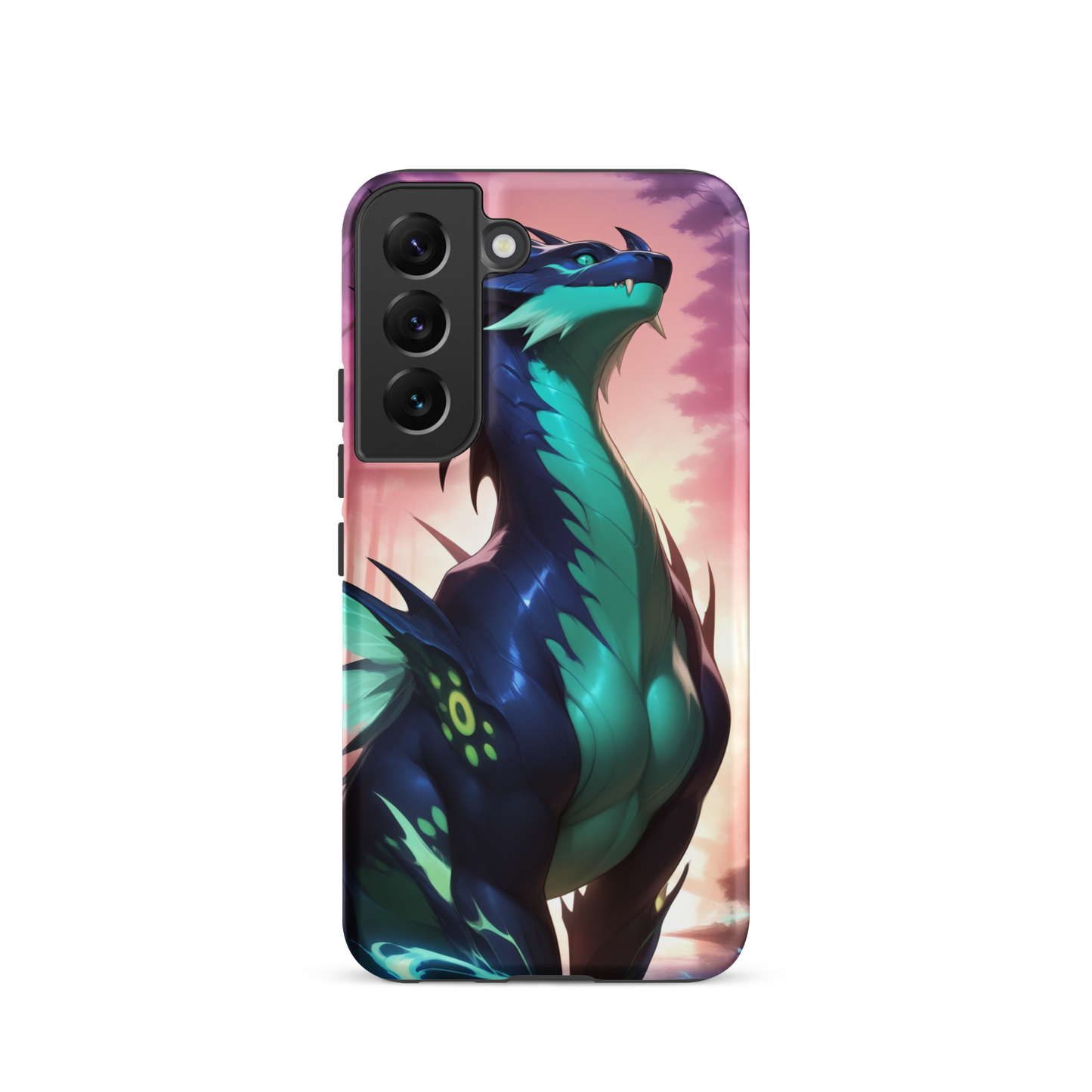 Coque Samsung® Bravoure d’une bête - Samsung Galaxy S22 - Double Couche Rigide - SoulCase