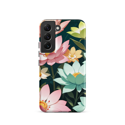 Coque Samsung® Jardin Fleuri - Samsung Galaxy S22 - Double Couche Rigide - SoulCase