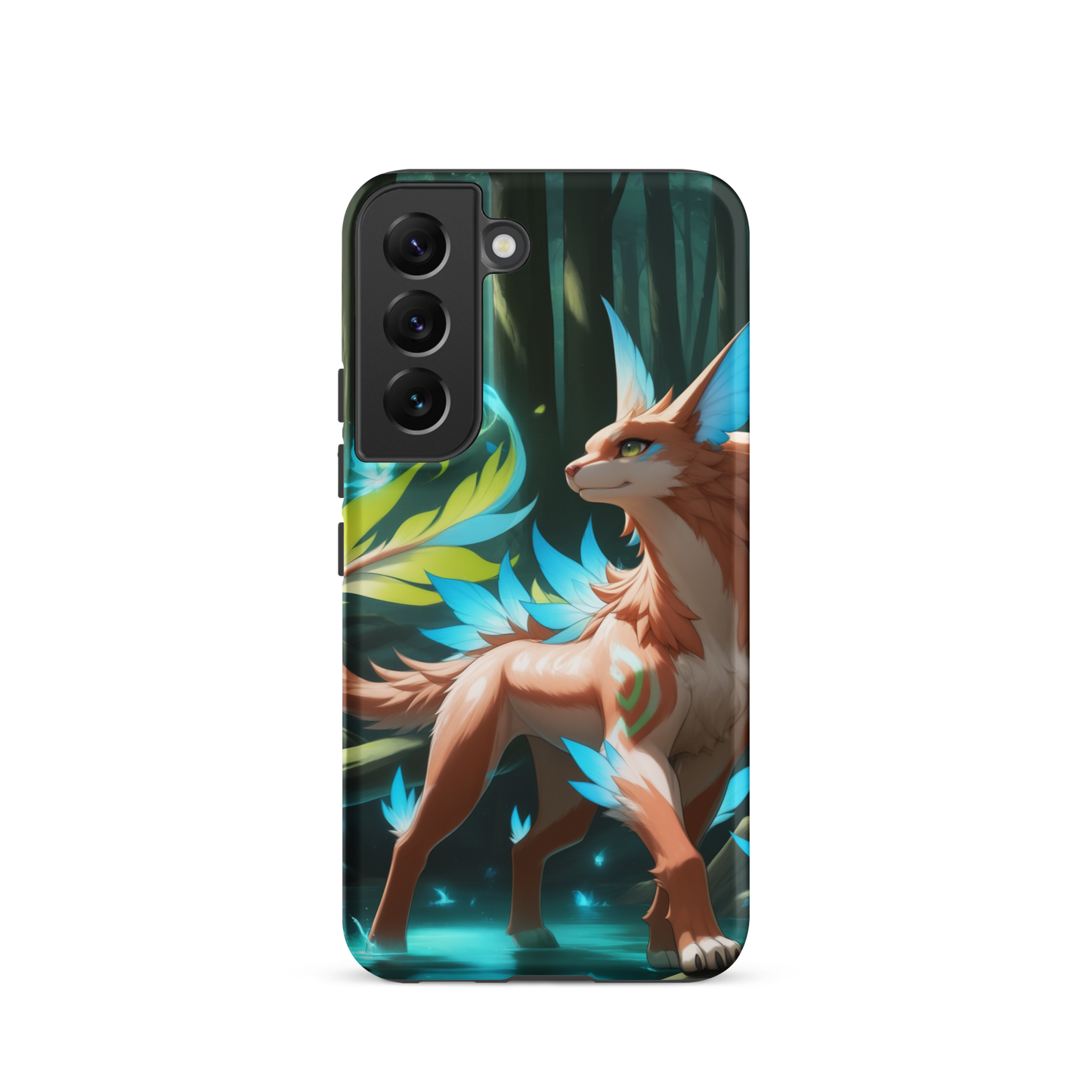 Coque Samsung® Félin de la forêt - Samsung Galaxy S22 - Double Couche Rigide - SoulCase