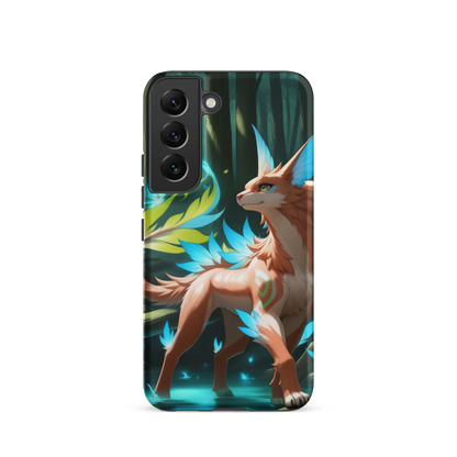 Coque Samsung® Félin de la forêt - Samsung Galaxy S22 - Double Couche Rigide - SoulCase