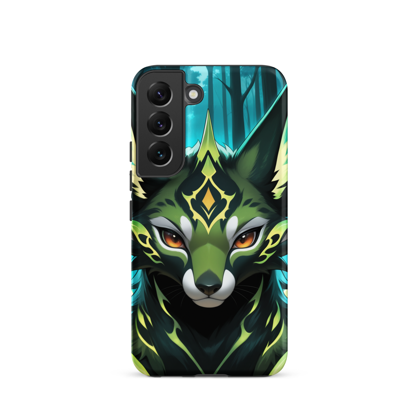 Coque Samsung® Félin Magique - Samsung Galaxy S22 - Double Couche Rigide - SoulCase