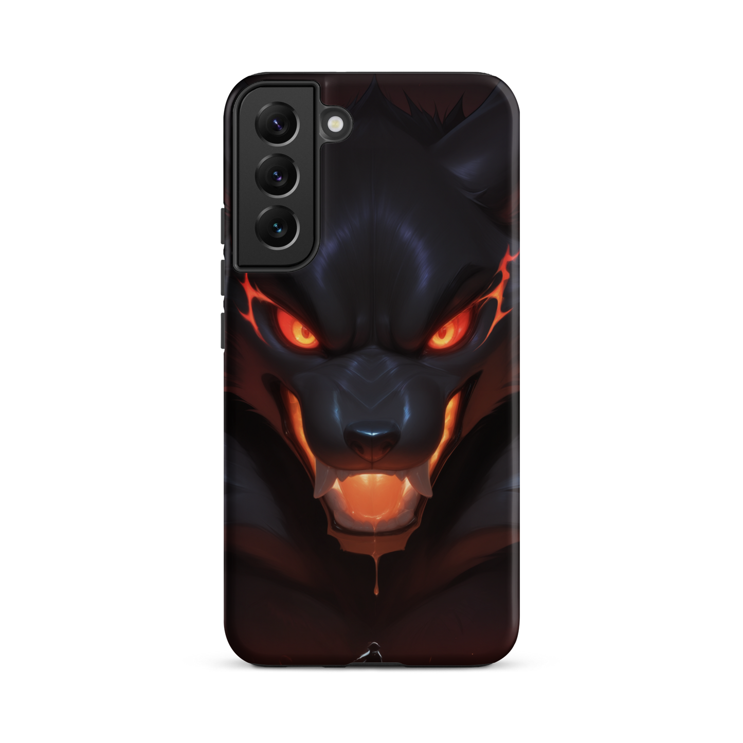 Coque Samsung® cerbère de feu - Samsung Galaxy S22 Plus - Double Couche Rigide - SoulCase