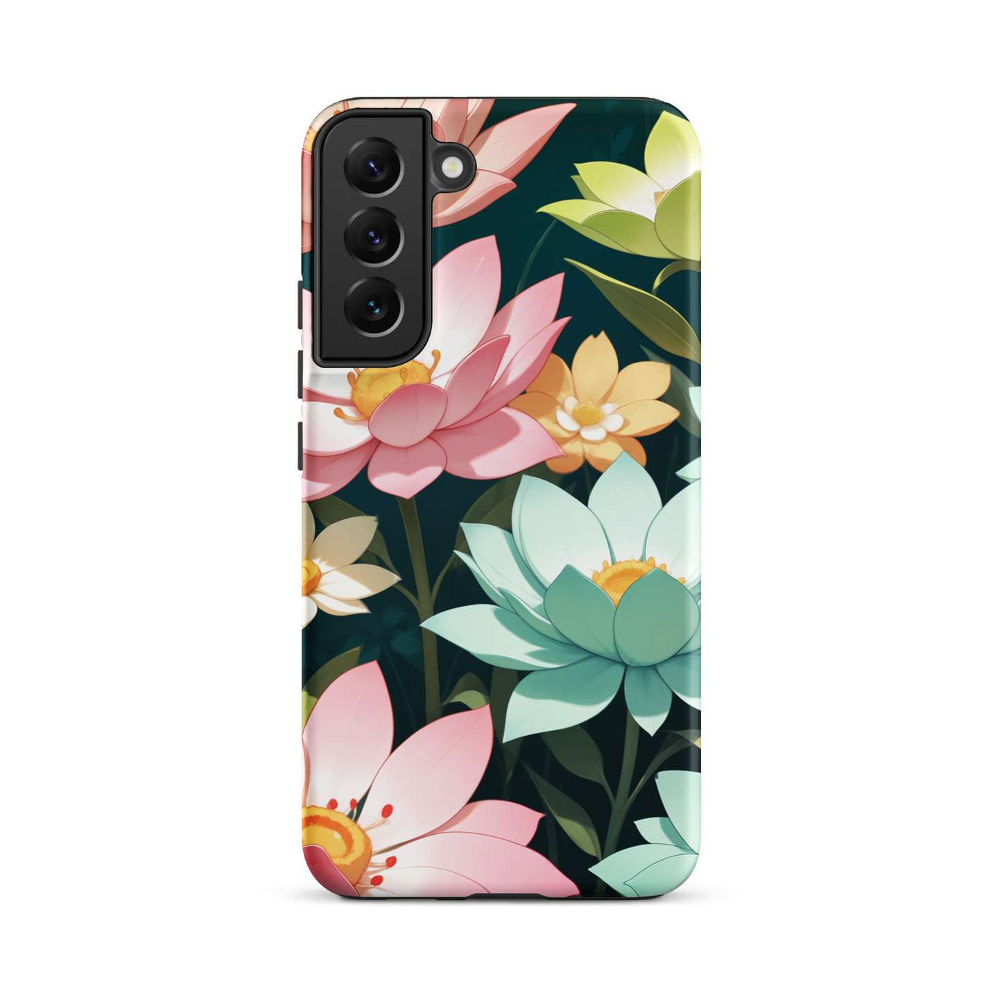 Coque Samsung® Jardin Fleuri - Samsung Galaxy S22 Plus - Double Couche Rigide - SoulCase
