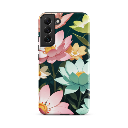 Coque Samsung® Jardin Fleuri - Samsung Galaxy S22 Plus - Double Couche Rigide - SoulCase