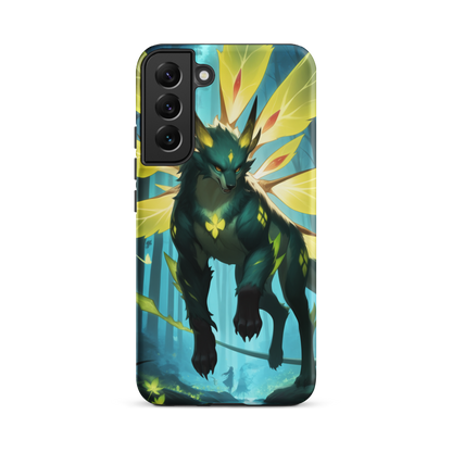 Coque Samsung® Jaguar Papillonnant - Samsung Galaxy S22 Plus - Double Couche Rigide - SoulCase