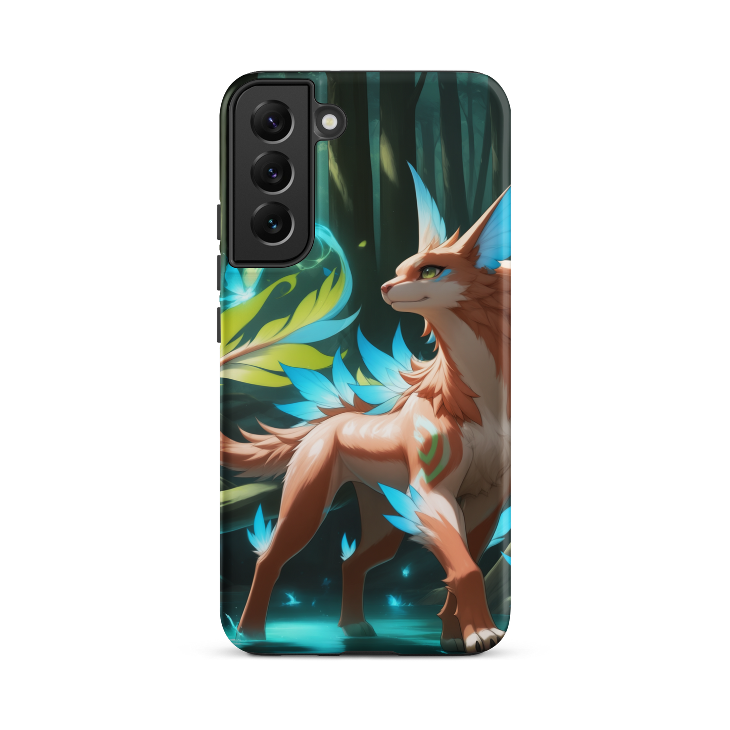 Coque Samsung® Félin de la forêt - Samsung Galaxy S22 Plus - Double Couche Rigide - SoulCase