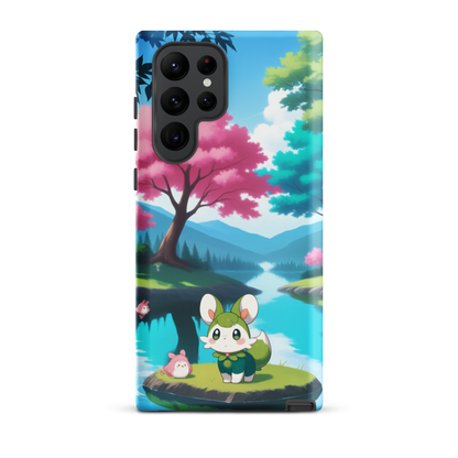 Coque Samsung® Adorable Tranquillité - Samsung Galaxy S22 Ultra - Double Couche Rigide - SoulCase