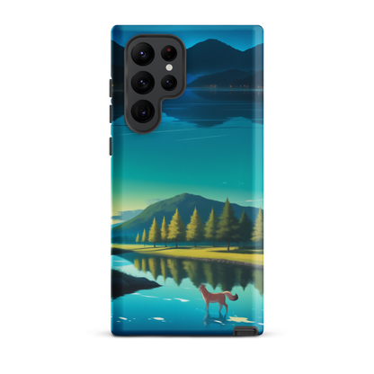 Coque Samsung® Mondes Miroirs - Samsung Galaxy S22 Ultra - Double Couche Rigide - SoulCase