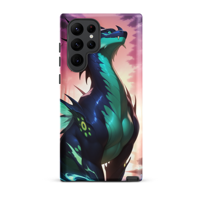 Coque Samsung® Bravoure d’une bête - Samsung Galaxy S22 Ultra - Double Couche Rigide - SoulCase