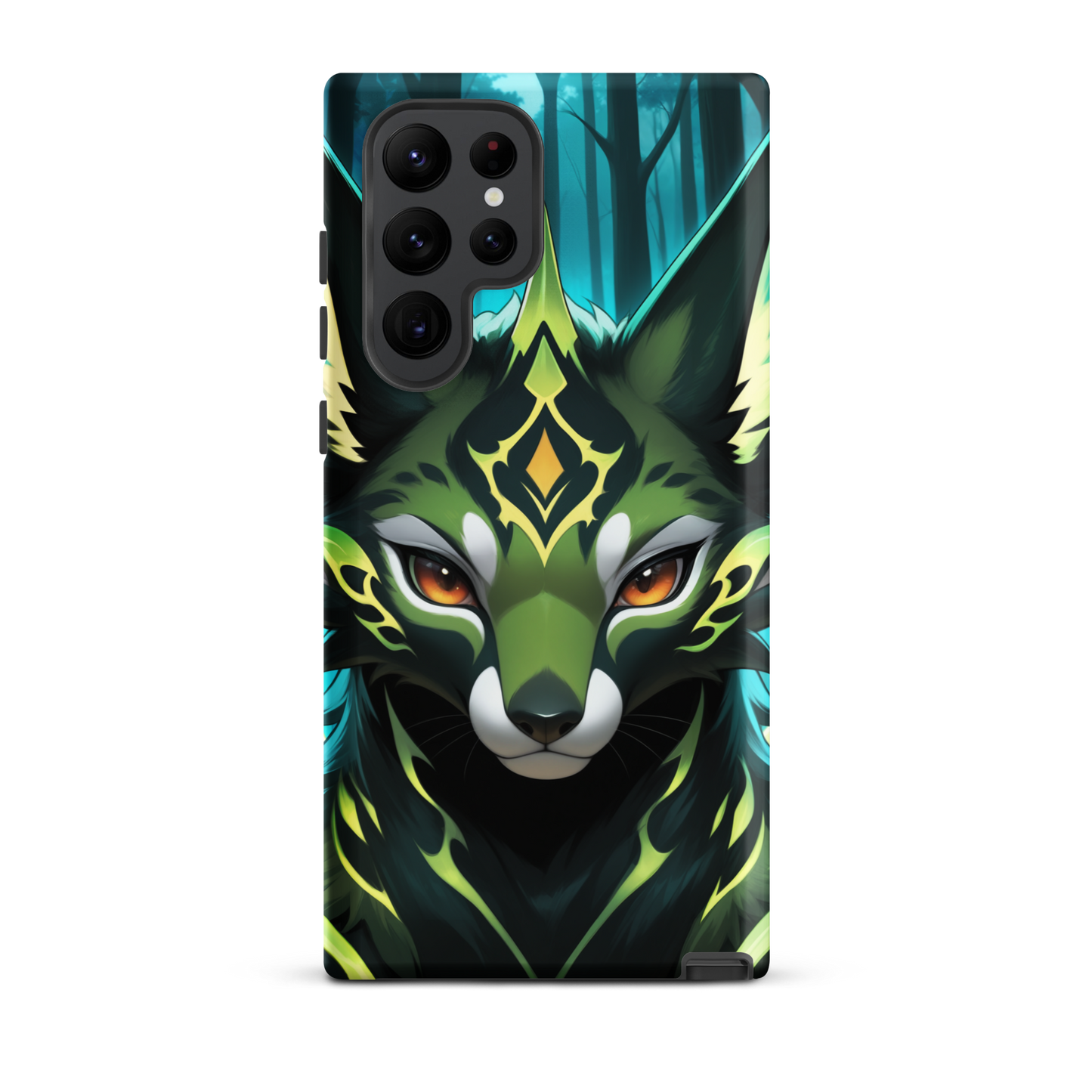 Coque Samsung® Félin Magique - Samsung Galaxy S22 Ultra - Double Couche Rigide - SoulCase