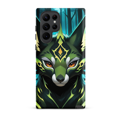 Coque Samsung® Félin Magique - Samsung Galaxy S22 Ultra - Double Couche Rigide - SoulCase