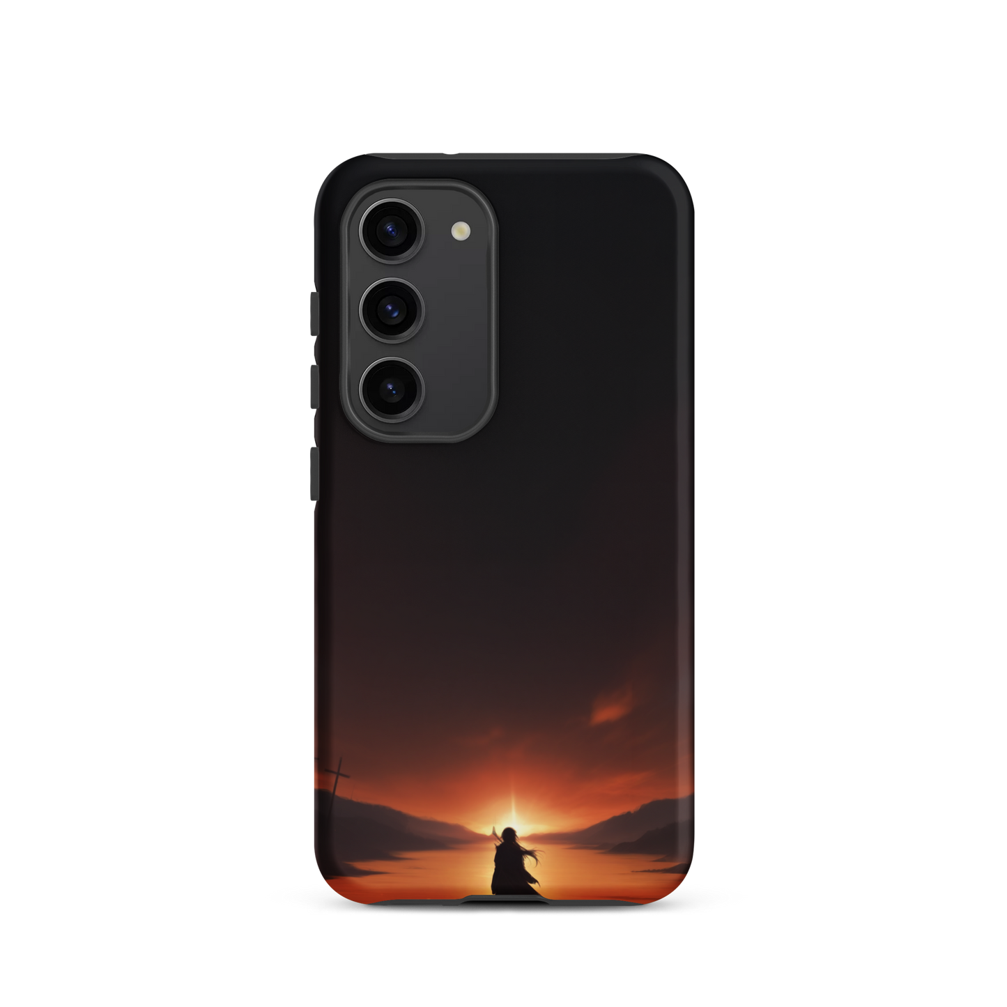 Coque Samsung® couché de soleil sur les enfers - Samsung Galaxy S23 - Double Couche Rigide - SoulCase