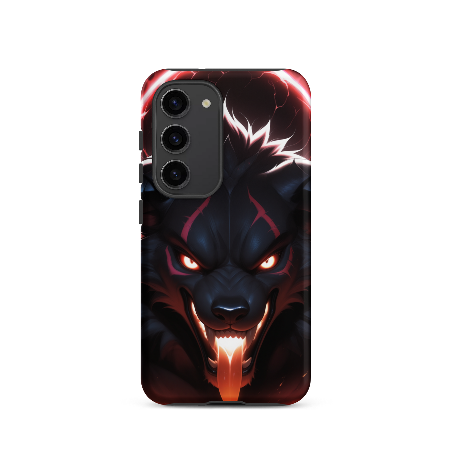 Coque Samsung® cerbère enragé - Samsung Galaxy S23 - Double Couche Rigide - SoulCase