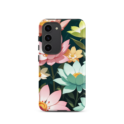 Coque Samsung® Jardin Fleuri - Samsung Galaxy S23 - Double Couche Rigide - SoulCase