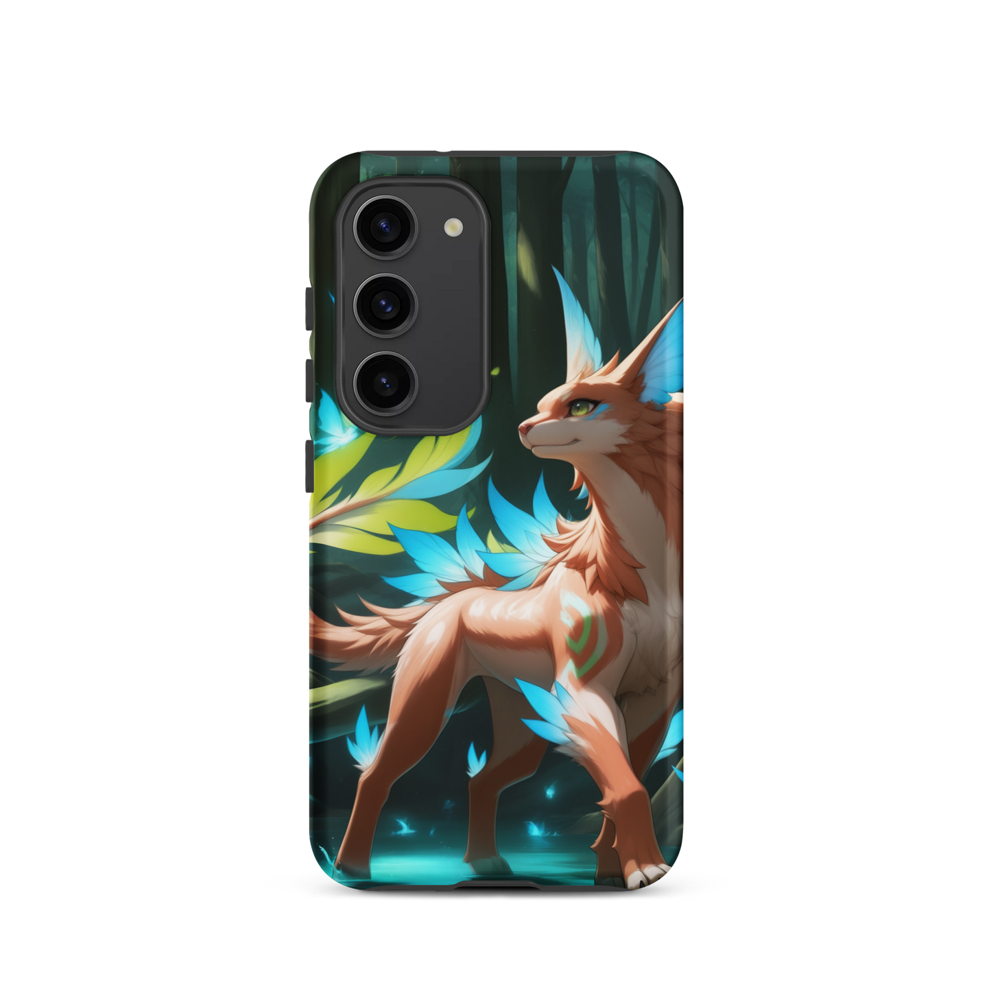 Coque Samsung® Félin de la forêt - Samsung Galaxy S23 - Double Couche Rigide - SoulCase