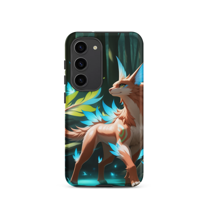 Coque Samsung® Félin de la forêt - Samsung Galaxy S23 - Double Couche Rigide - SoulCase