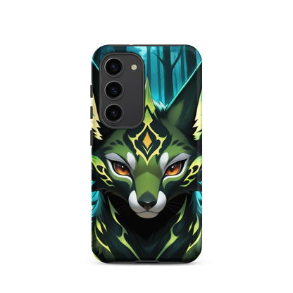 Coque Samsung® Félin Magique - Samsung Galaxy S23 - Double Couche Rigide - SoulCase