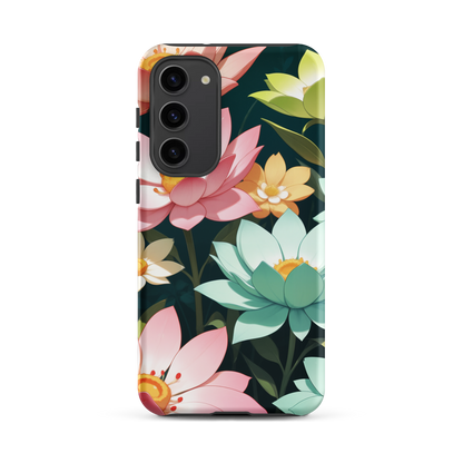Coque Samsung® Jardin Fleuri - Samsung Galaxy S23 Plus - Double Couche Rigide - SoulCase