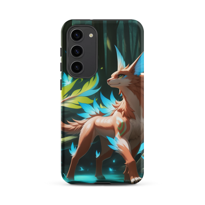 Coque Samsung® Félin de la forêt - Samsung Galaxy S23 Plus - Double Couche Rigide - SoulCase