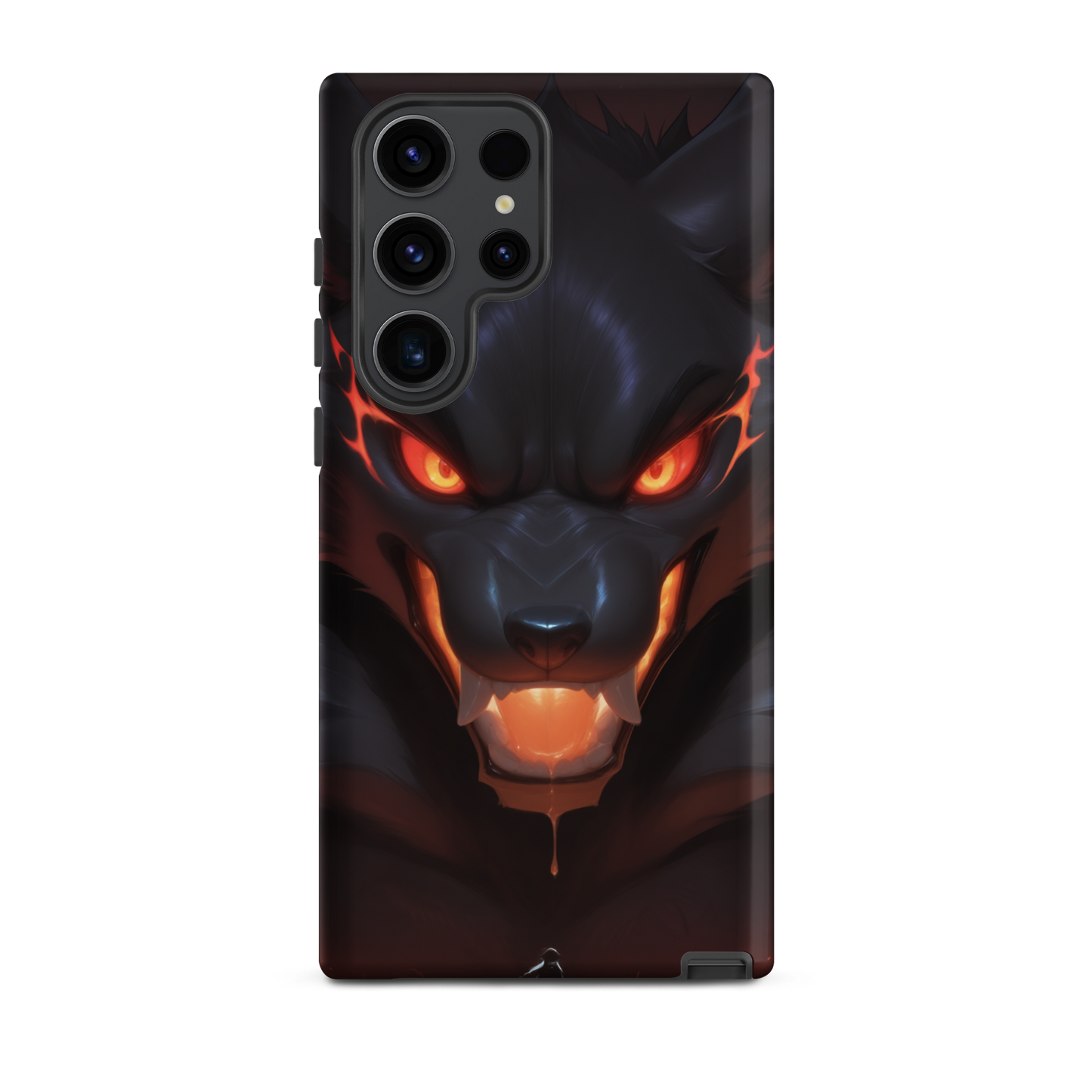 Coque Samsung® cerbère de feu - Samsung Galaxy S23 Ultra - Double Couche Rigide - SoulCase