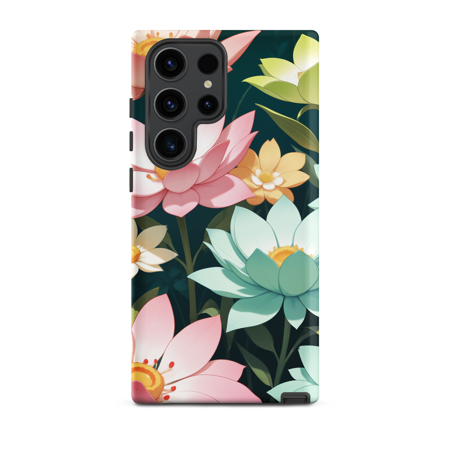 Coque Samsung® Jardin Fleuri - Samsung Galaxy S23 Ultra - Double Couche Rigide - SoulCase