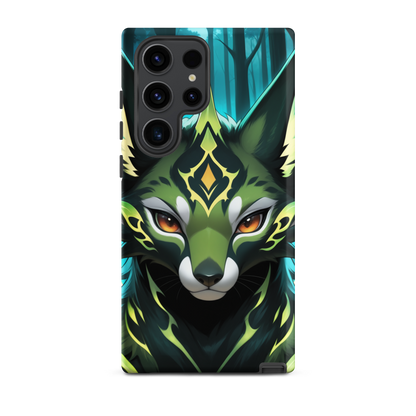 Coque Samsung® Félin Magique - Samsung Galaxy S23 Ultra - Double Couche Rigide - SoulCase