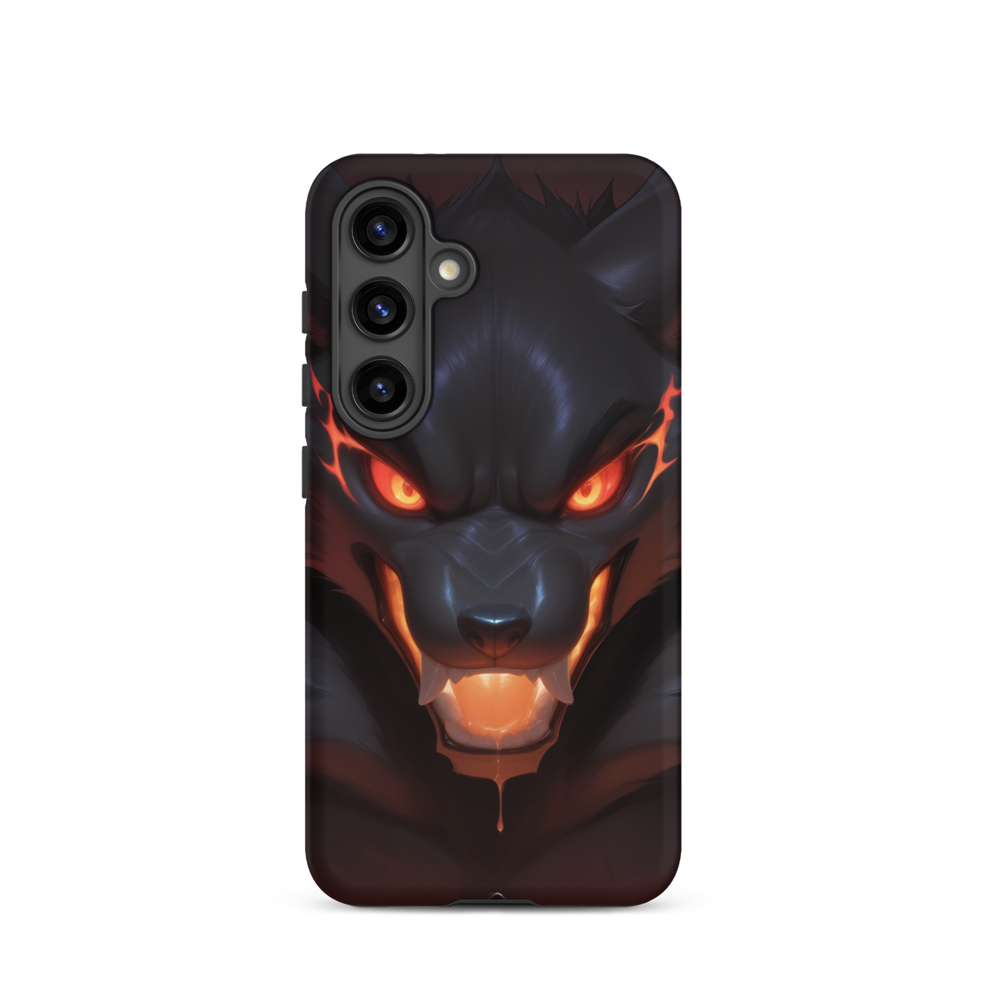 Coque Samsung® cerbère de feu - Samsung Galaxy S24 - Double Couche Rigide - SoulCase