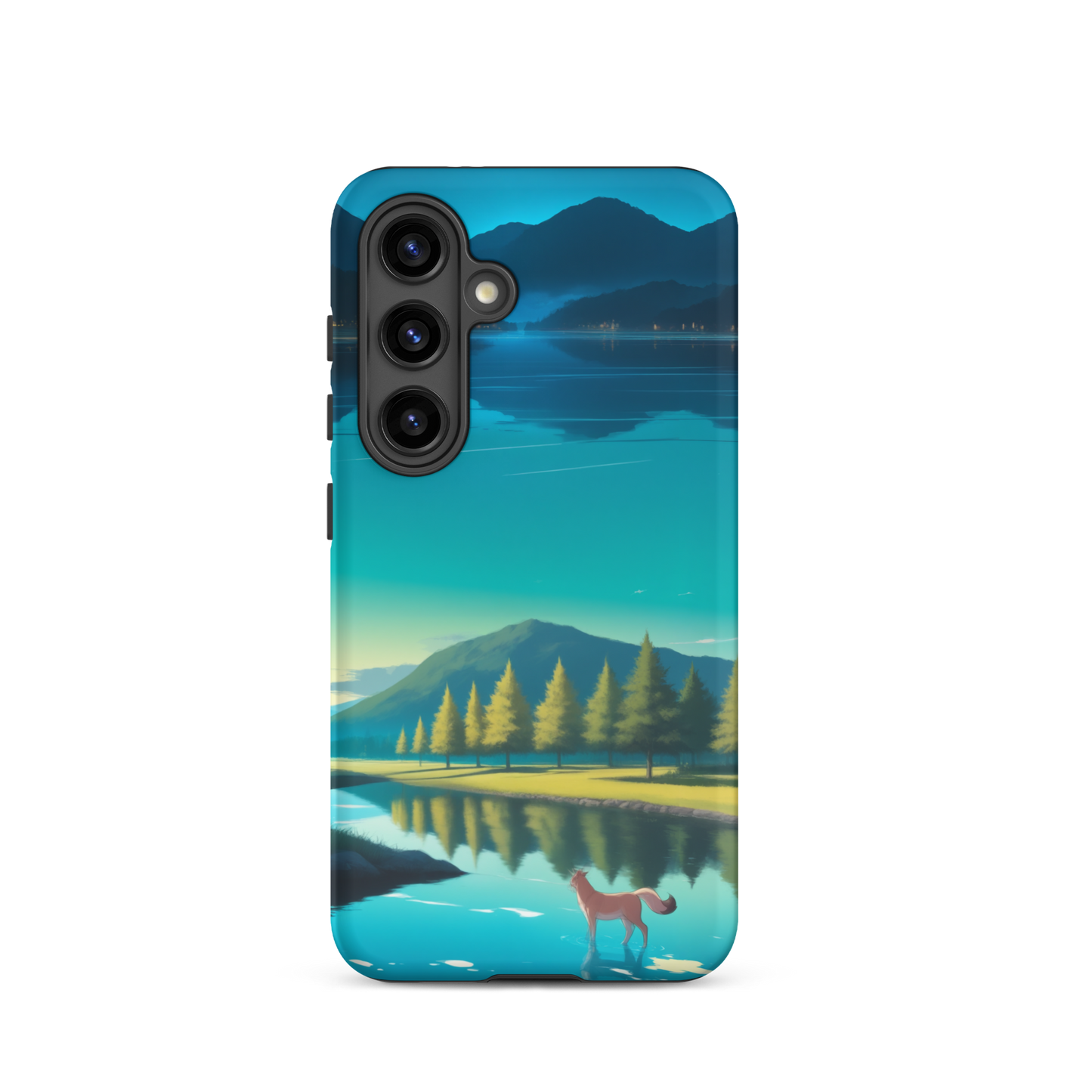 Coque Samsung® Mondes Miroirs - Samsung Galaxy S24 - Double Couche Rigide - SoulCase