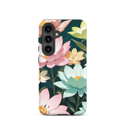 Coque Samsung® Jardin Fleuri - Samsung Galaxy S24 - Double Couche Rigide - SoulCase