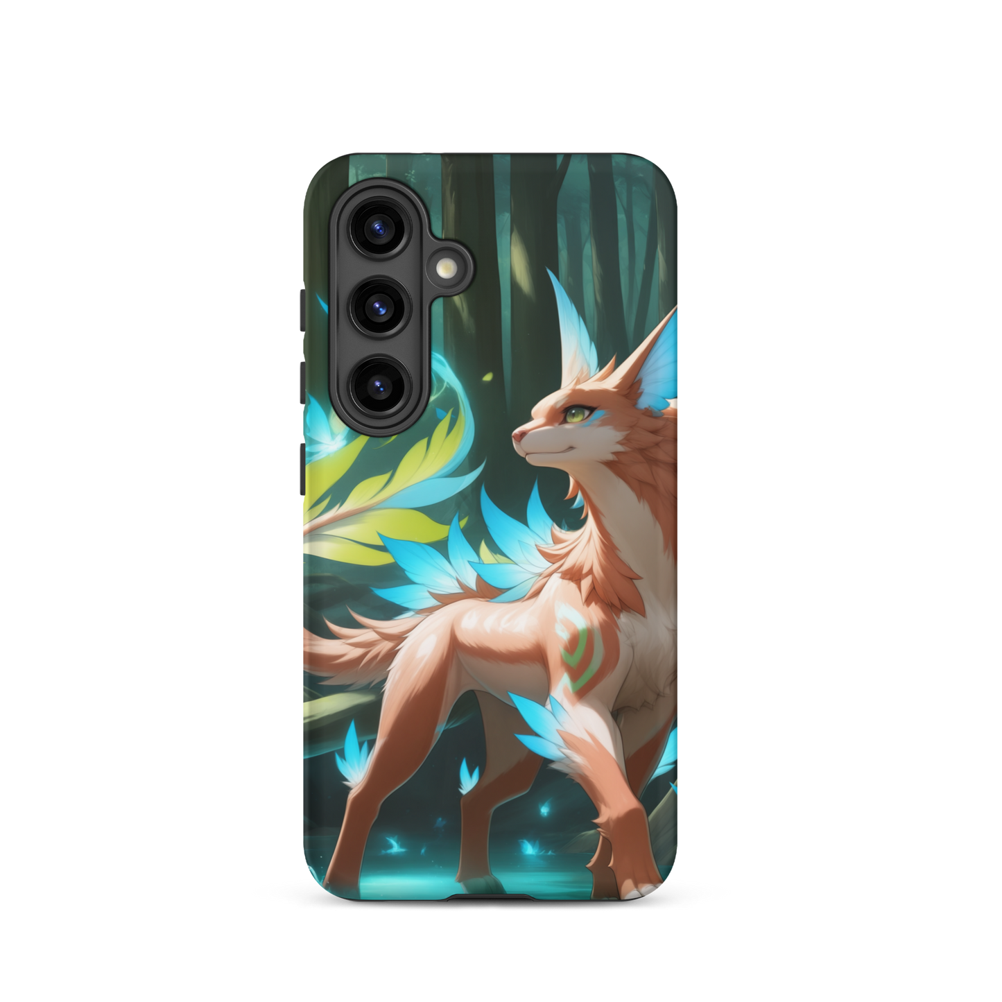Coque Samsung® Félin de la forêt - Samsung Galaxy S24 - Double Couche Rigide - SoulCase