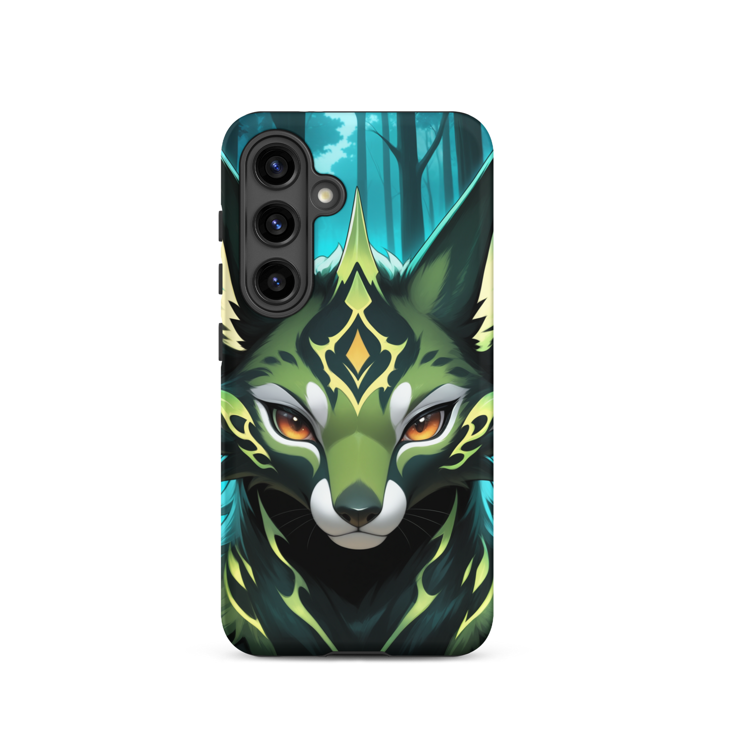 Coque Samsung® Félin Magique - Samsung Galaxy S24 - Double Couche Rigide - SoulCase