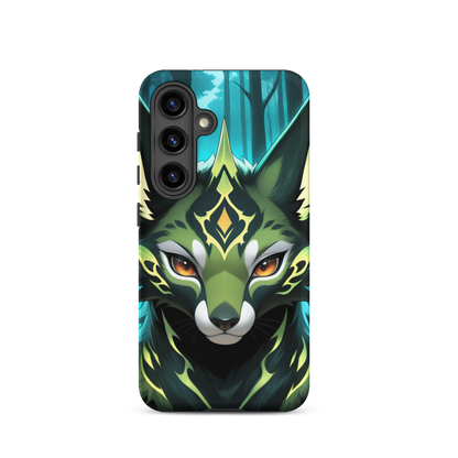 Coque Samsung® Félin Magique - Samsung Galaxy S24 - Double Couche Rigide - SoulCase