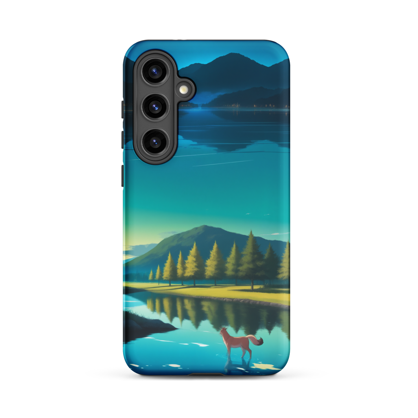 Coque Samsung® Mondes Miroirs - Samsung Galaxy S24 Plus - Double Couche Rigide - SoulCase