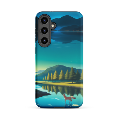 Coque Samsung® Mondes Miroirs - Samsung Galaxy S24 Plus - Double Couche Rigide - SoulCase