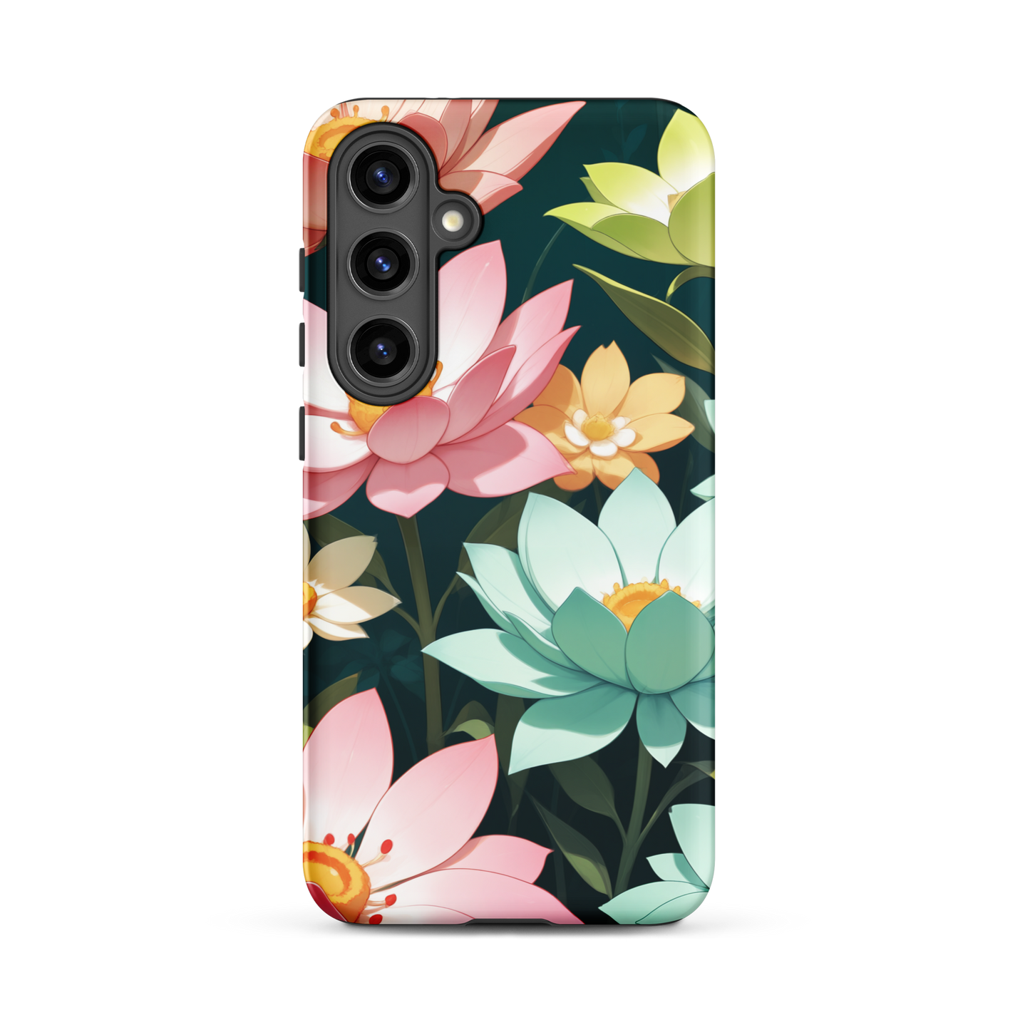Coque Samsung® Jardin Fleuri - Samsung Galaxy S24 Plus - Double Couche Rigide - SoulCase