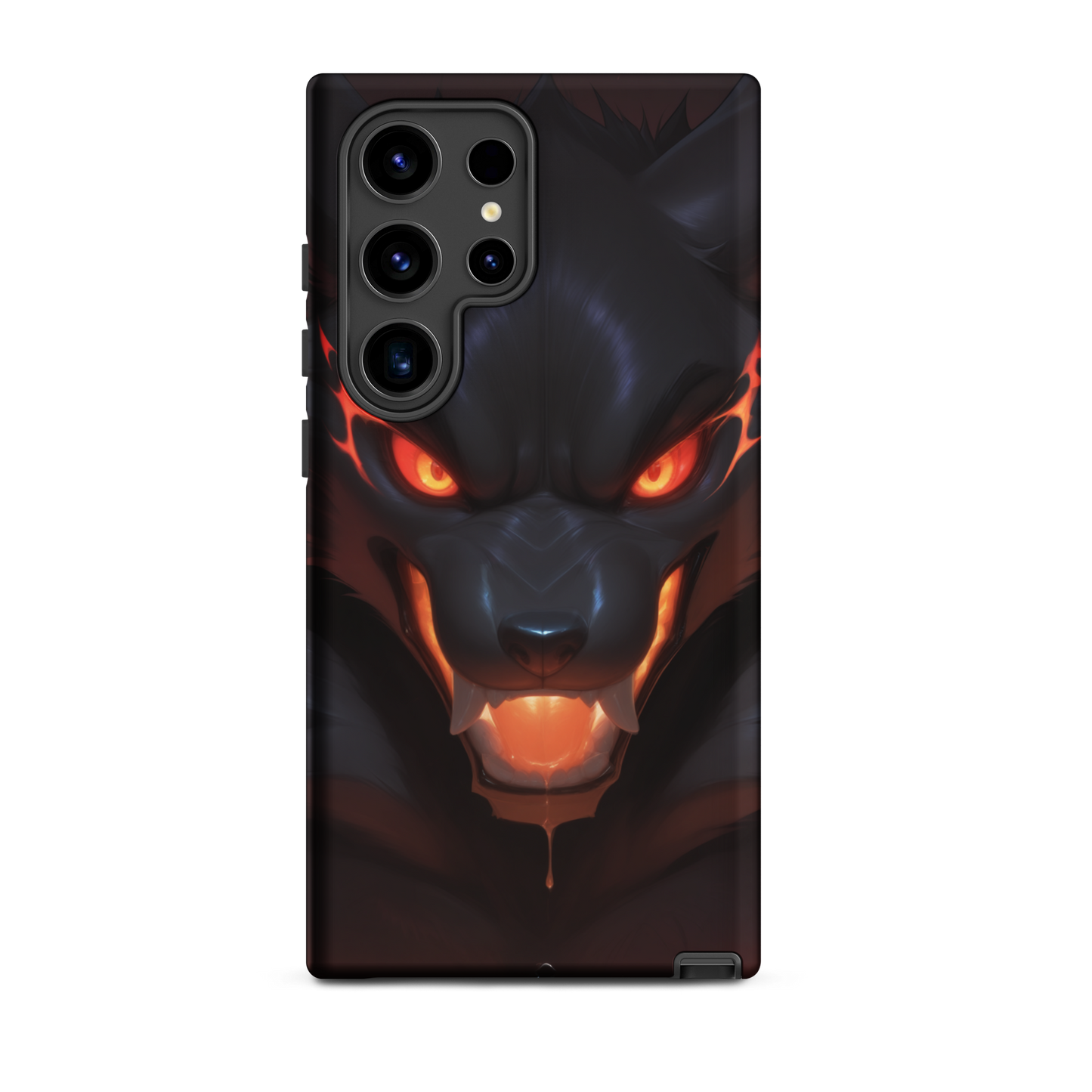 Coque Samsung® cerbère de feu - Samsung Galaxy S24 Ultra - Double Couche Rigide - SoulCase