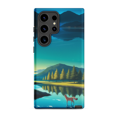 Coque Samsung® Mondes Miroirs - Samsung Galaxy S24 Ultra - Double Couche Rigide - SoulCase