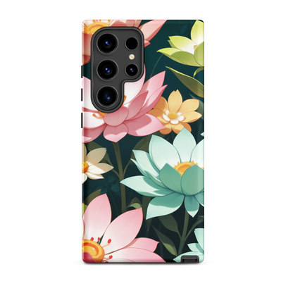 Coque Samsung® Jardin Fleuri - Samsung Galaxy S24 Ultra - Double Couche Rigide - SoulCase