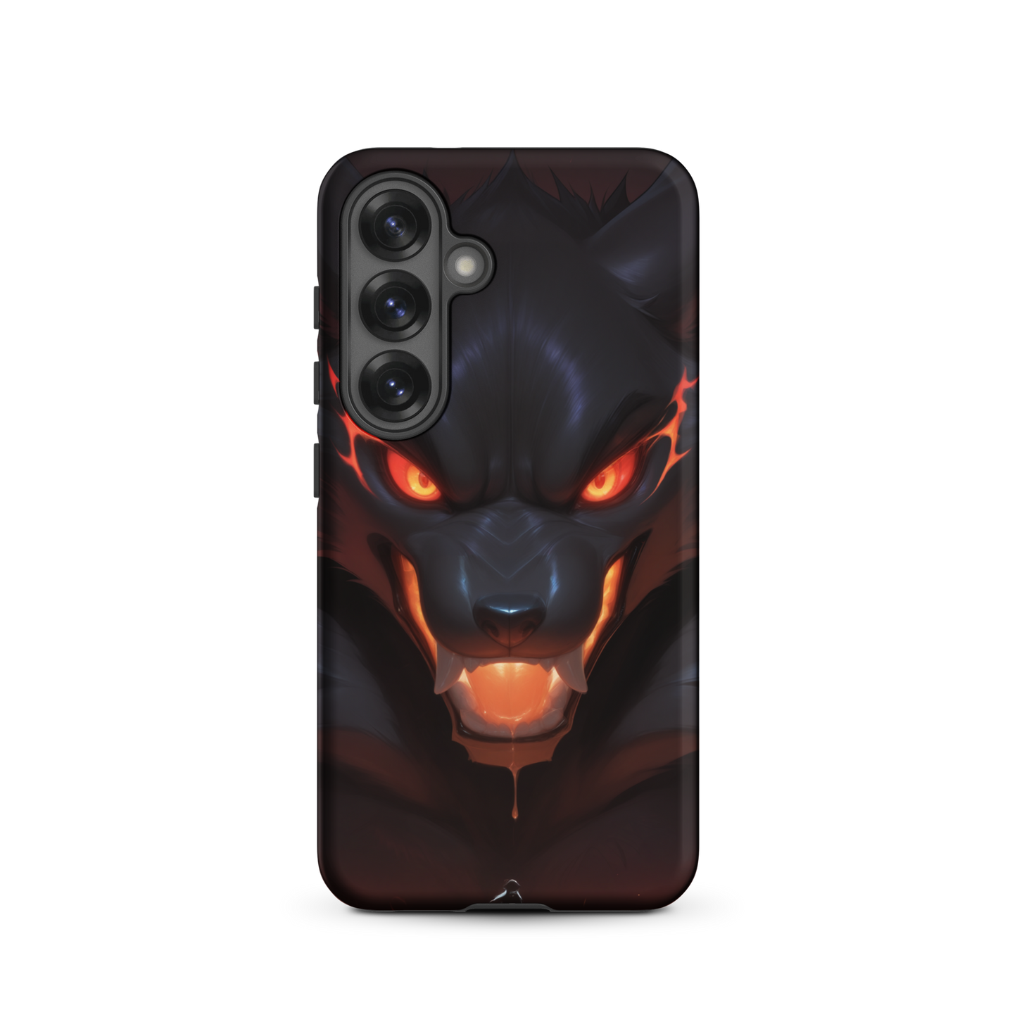Coque Samsung® cerbère de feu - Samsung Galaxy S25 - Double Couche Rigide - SoulCase