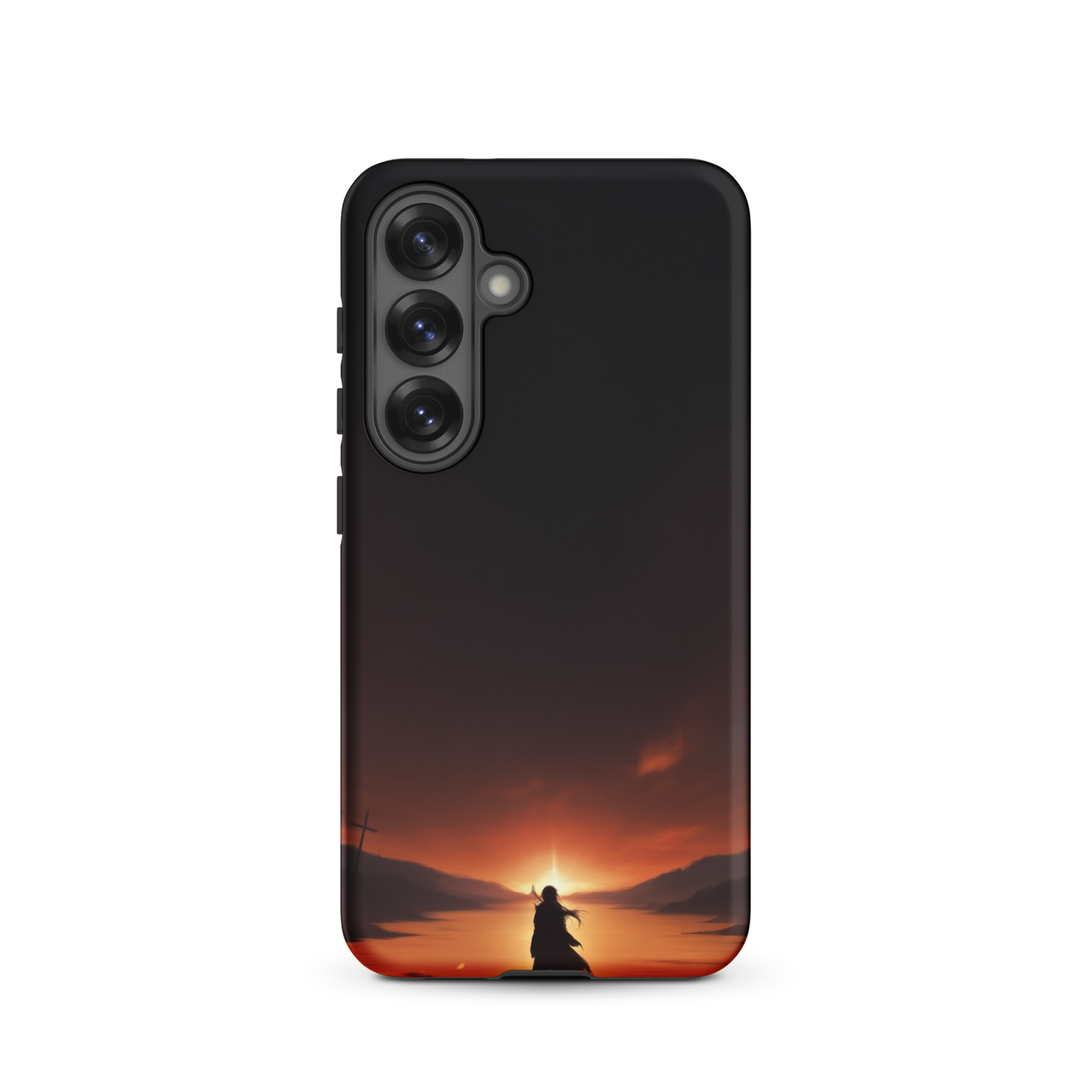 Coque Samsung® couché de soleil sur les enfers - Samsung Galaxy S25 - Double Couche Rigide - SoulCase