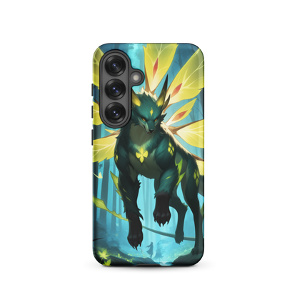 Coque Samsung® Jaguar Papillonnant - Samsung Galaxy S25 - Double Couche Rigide - SoulCase