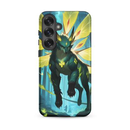 Coque Samsung® Jaguar Papillonnant - Samsung Galaxy S25 Plus - Double Couche Rigide - SoulCase