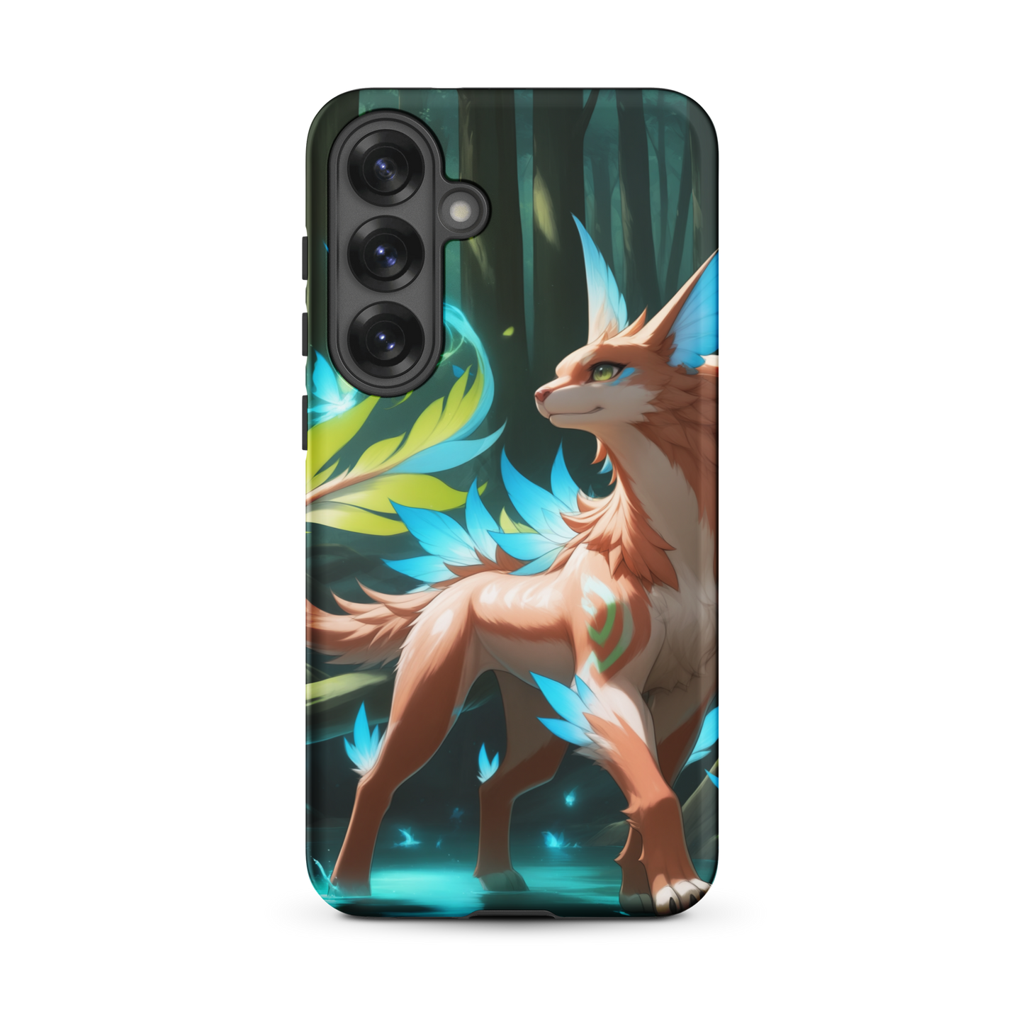 Coque Samsung® Félin de la forêt - Samsung Galaxy S25 Plus - Double Couche Rigide - SoulCase