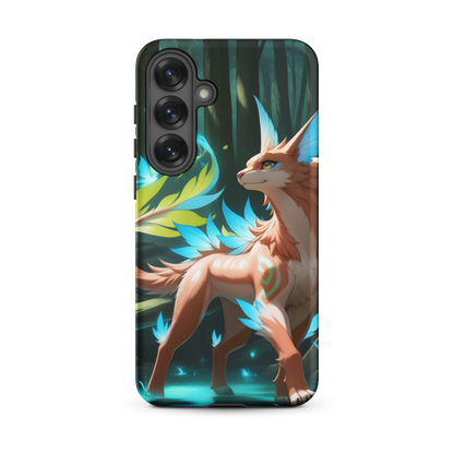 Coque Samsung® Félin de la forêt - Samsung Galaxy S25 Plus - Double Couche Rigide - SoulCase