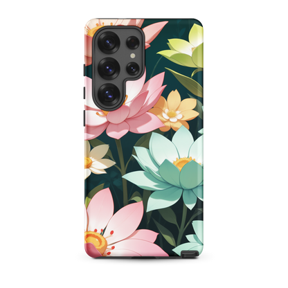 Coque Samsung® Jardin Fleuri - Samsung Galaxy S25 Ultra - Double Couche Rigide - SoulCase
