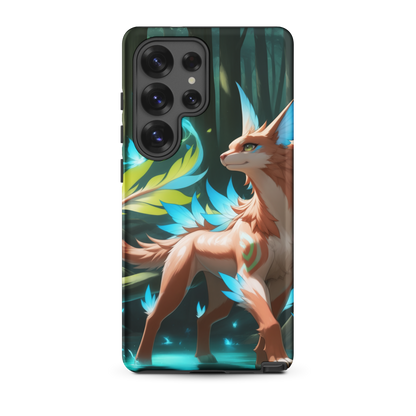 Coque Samsung® Félin de la forêt - Samsung Galaxy S25 Ultra - Double Couche Rigide - SoulCase
